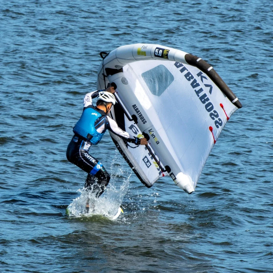 Inflatable Wingsurf Kite Fabric Wing Foil 5m Portable Surfboard Sup Board 5psi Accessories Outdoor Water Sports Equipment 2024