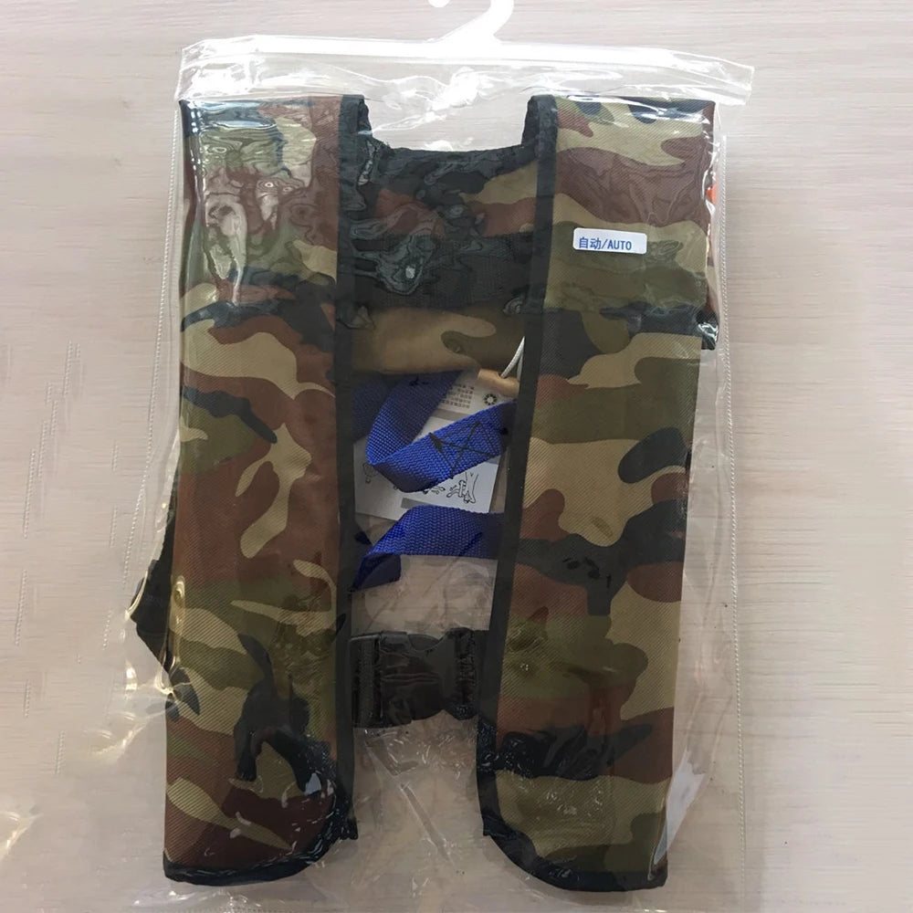 Automatic Inflatable Life Jacket for Adult, Portable Survival Jacket, Professional Swimming Vest, Water Sports Swimwear