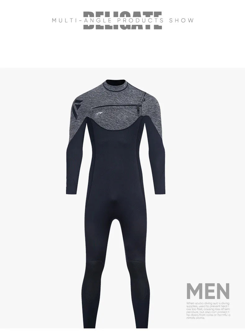 Men Women Neoprene Wetsuits 3/2MM Surf Suit Snorkel Swimwear Winter High elasticity Rash Guards Spearfishing Scuba Diving