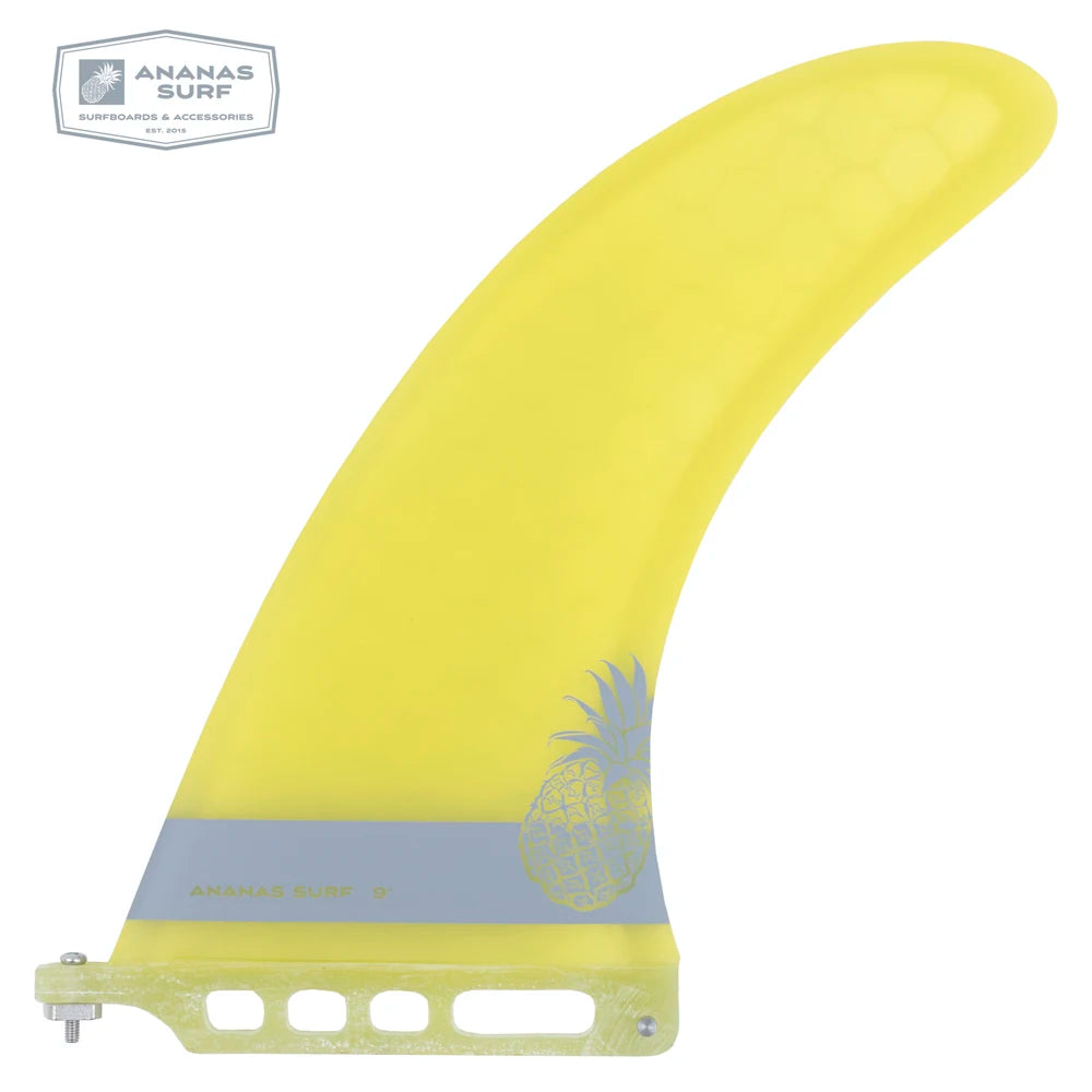 Ananas Surf Surfboard Fin Center Single Box 9" Longboard 9 Inch US Base SUP Accessories Performance Noserider Style