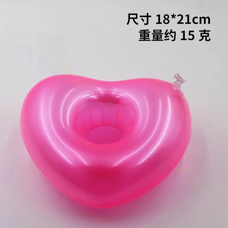 Inflatable Drink Holders Floating Toy Pool Party Bath drinking cup Seat Boat Kids Swimming Inflatable Float Water Fun Pool Toys