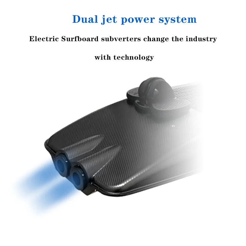 Water Sports Equipment Jetsurf ABS 3.2KWH 55km/H Electric Surf Jet Board Powered Surfboard