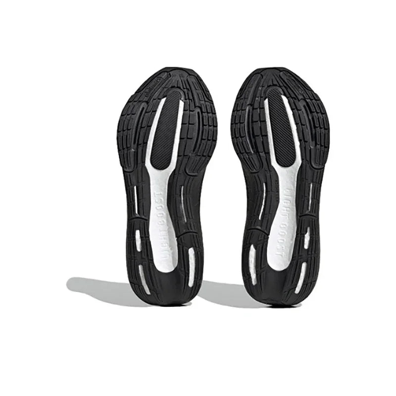Adidas ULT Men Women Running Shoes Comfortable Fabric Anti-slip Wear Lightweight Low-top Casual Running Shoes Black and White