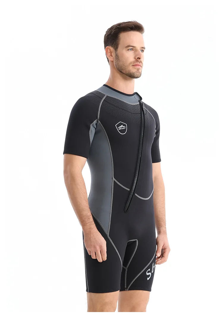 Wetsuit Man Surf Suit 1.5mm Neopreno Kitesurf Diving Suit Snorkeling Swimwear Rash Guards Kayaking Clothing Male Swimsuits