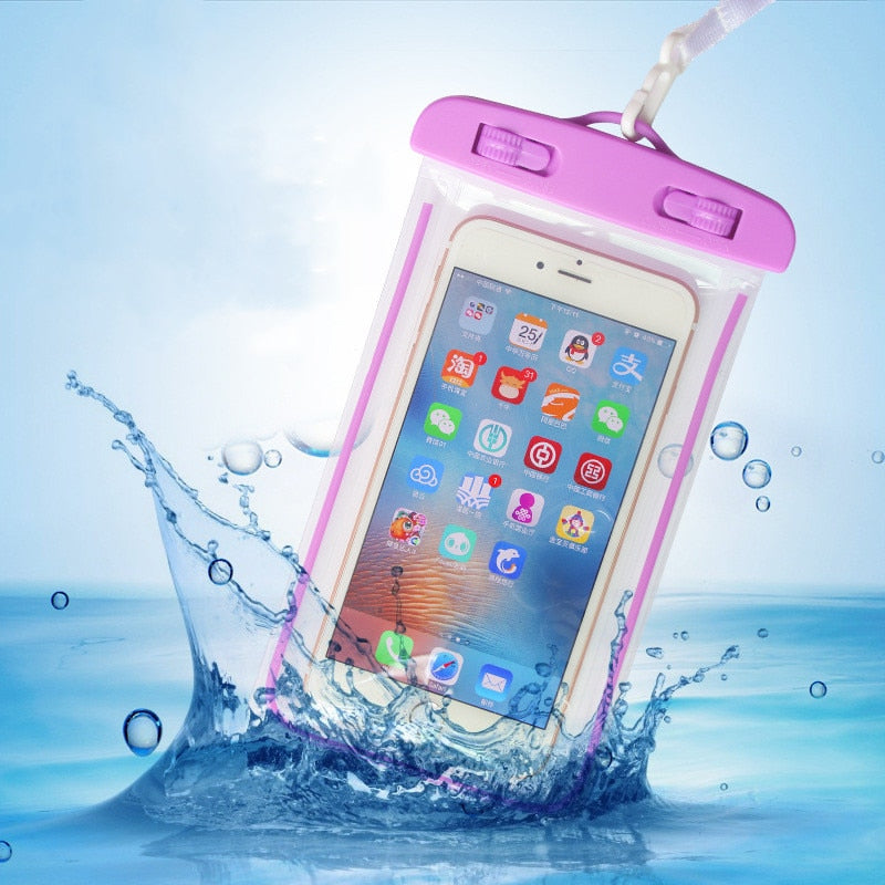 Waterproof Phone Case Drift Diving Swimming Waterproof Bag for 6inch Mobile Cover Pouch Bag Case Underwater Dry Bag Case Cover