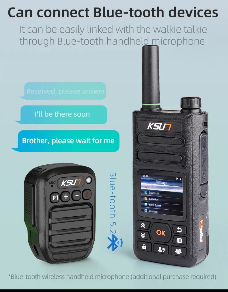 POC two way radio long range 100 km 5000km 200 300 500 1000 3000 5000 mile GPS global 4G WIFI zello sim card walkie talkie phone
