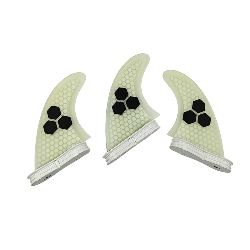 UPSURF FCS 2 FINS Surf Fin G5/G7 Surf Fin Quillas surf For Sup Thuster Fins 3pcs Honeycomb Fiberglass Surfboard Fin M/L Tri Fins