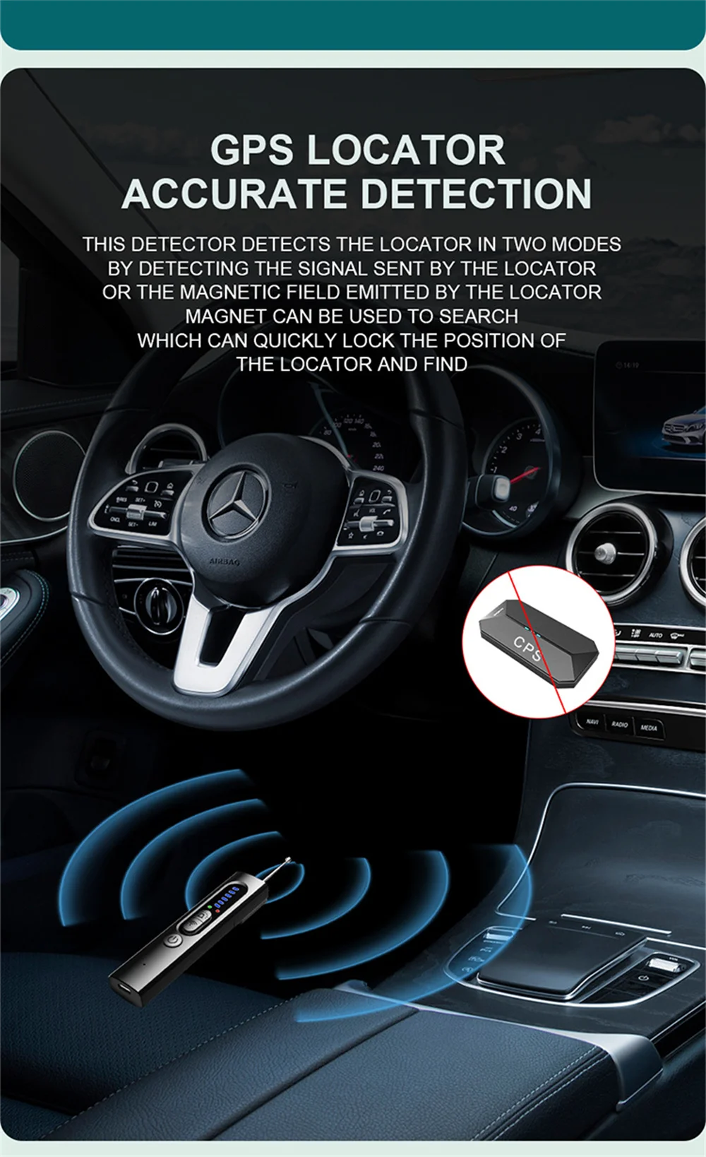 Gps Tracker Detector Multifunctional Hotel Infrared Anti-Positioning Anti-Eavesdropping Tracking Scanning Camera Detector