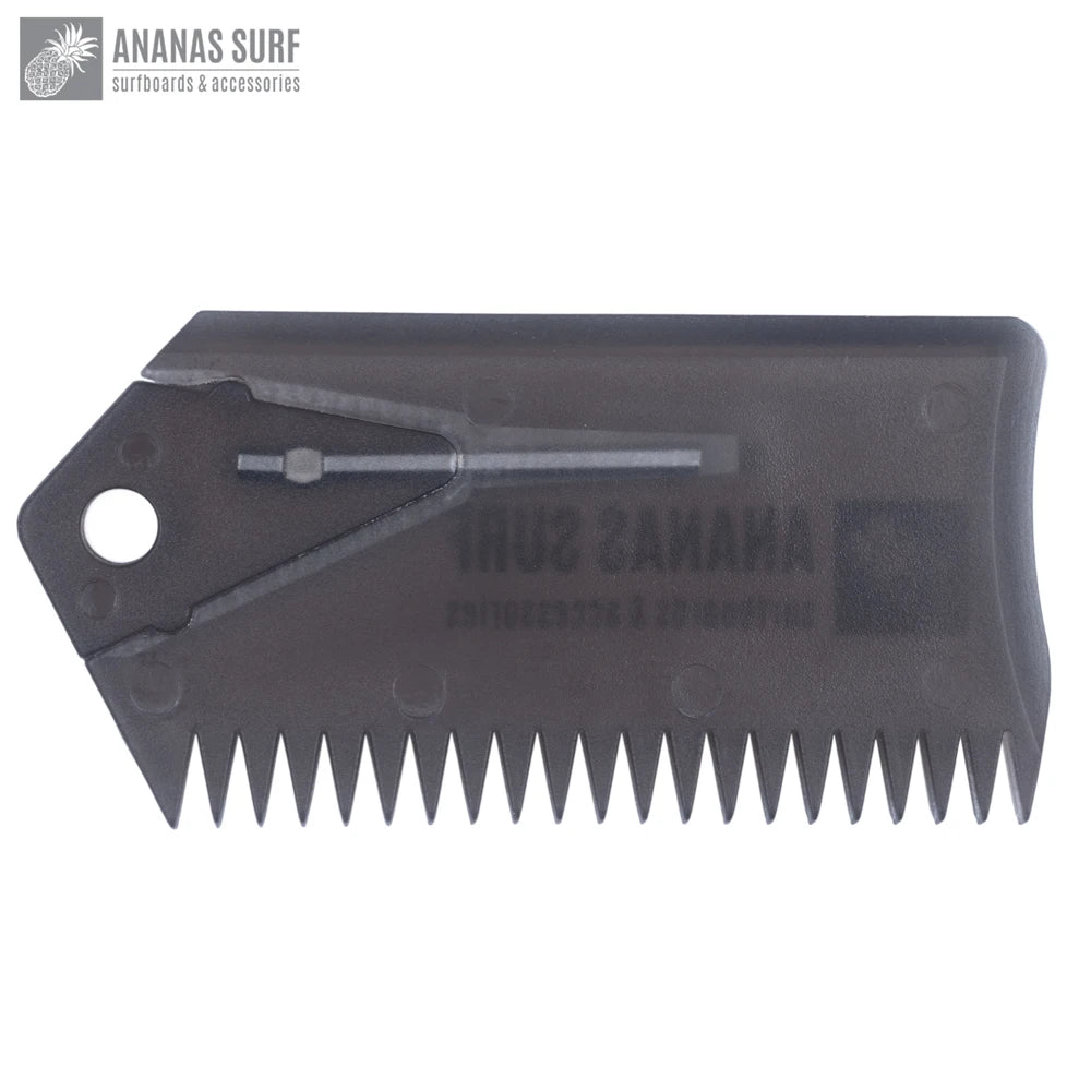 Ananas Surf Wax Comb Surfboard SUP Wax Remove Comb With Fin Key for Water Sports Surf