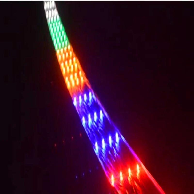 free shipping 15m 10m led kite tails led lamp battery kite windsocks kite string line windsurfing parafoil kite accessories