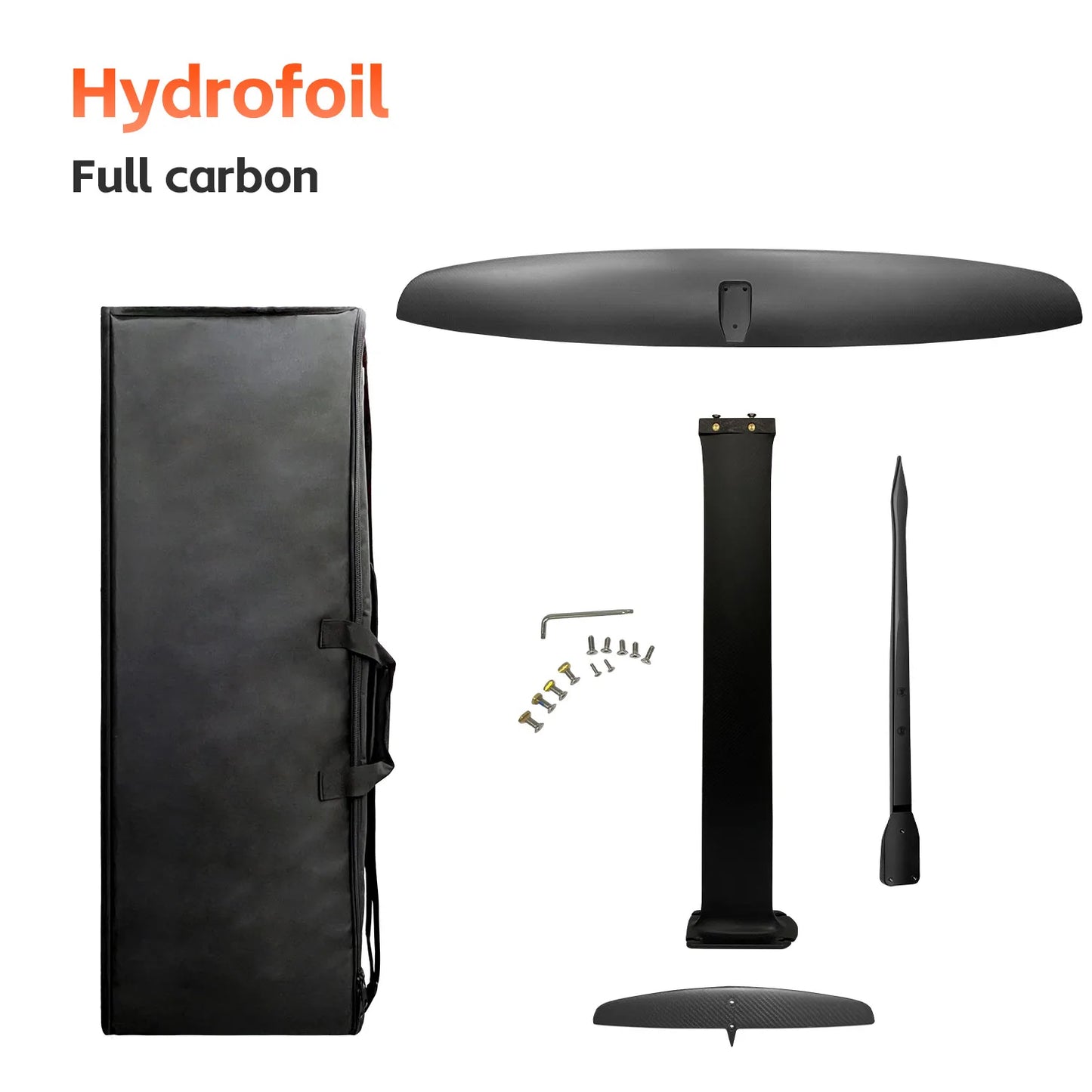 Hot selling GY-1310 2100sqcm aluminum 75cm mast 644 fuselage 400 rear wing is perfect for novice players hydrofoil surfing