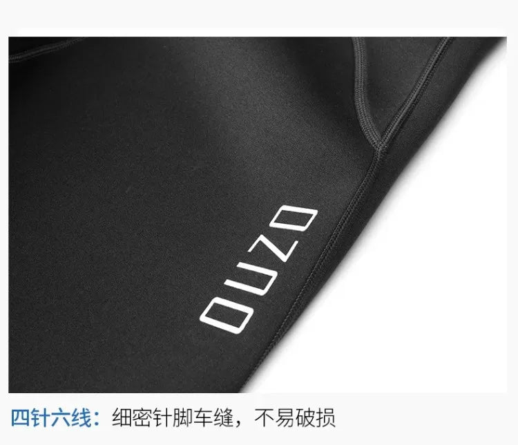1.5mm wetsuit OUZO split diving top pants men's long sleeve cold protection sunscreen surf suit winter swimsuit scuba diving