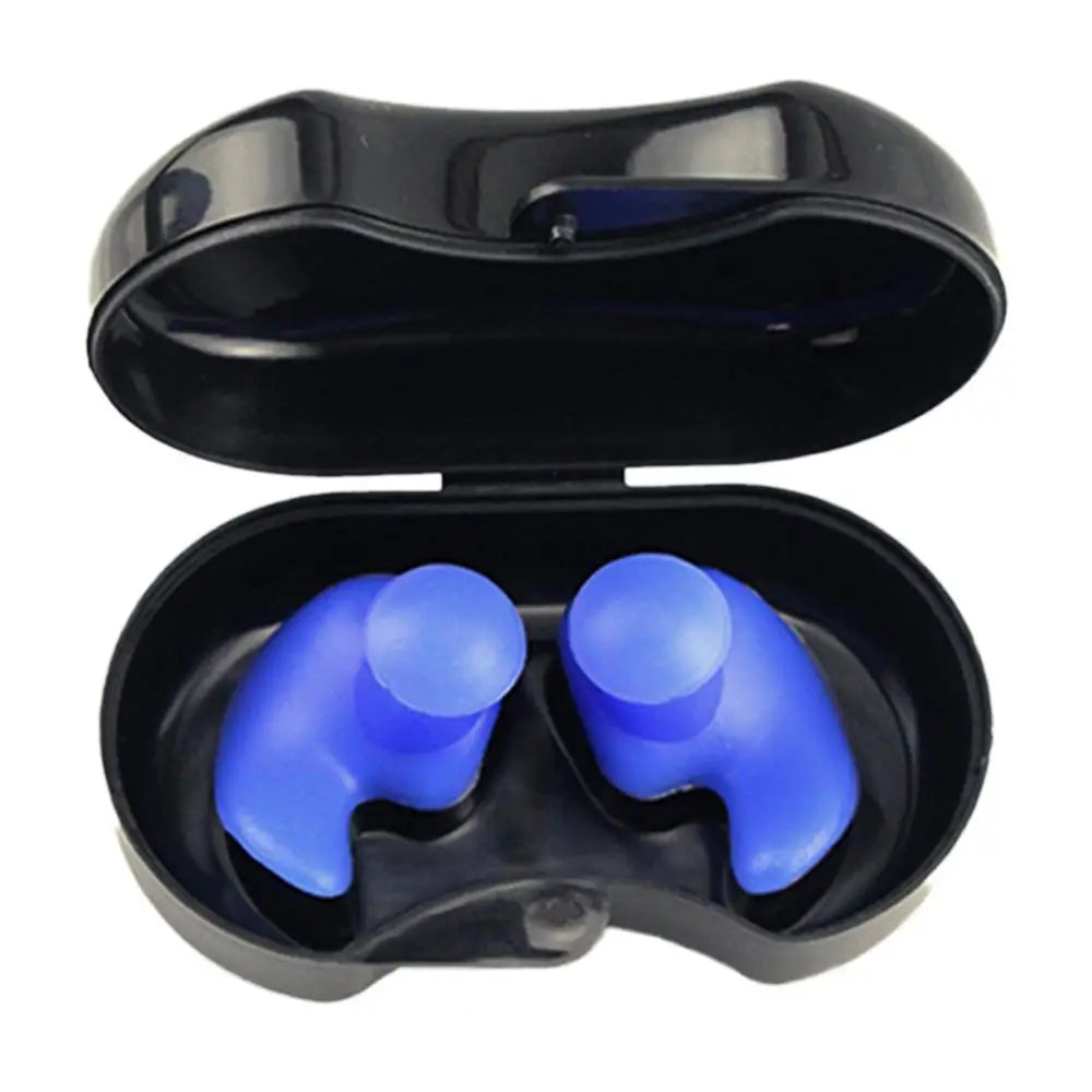 Summer Swimming Earplugs Set With Box Silicone Waterproof Anti-noise Surf Diving Outdoor Water Sports Pool Accessories