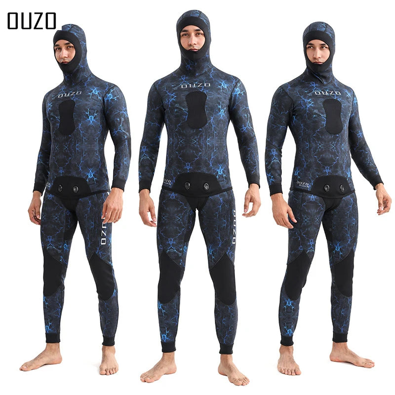 1.5MM Neoprene Wetsuit Men Camo WetSuits Keep Warm Surf Scuba Diving Suit Fishing Spearfishing Swimming Suit Kitesurf WetSuits