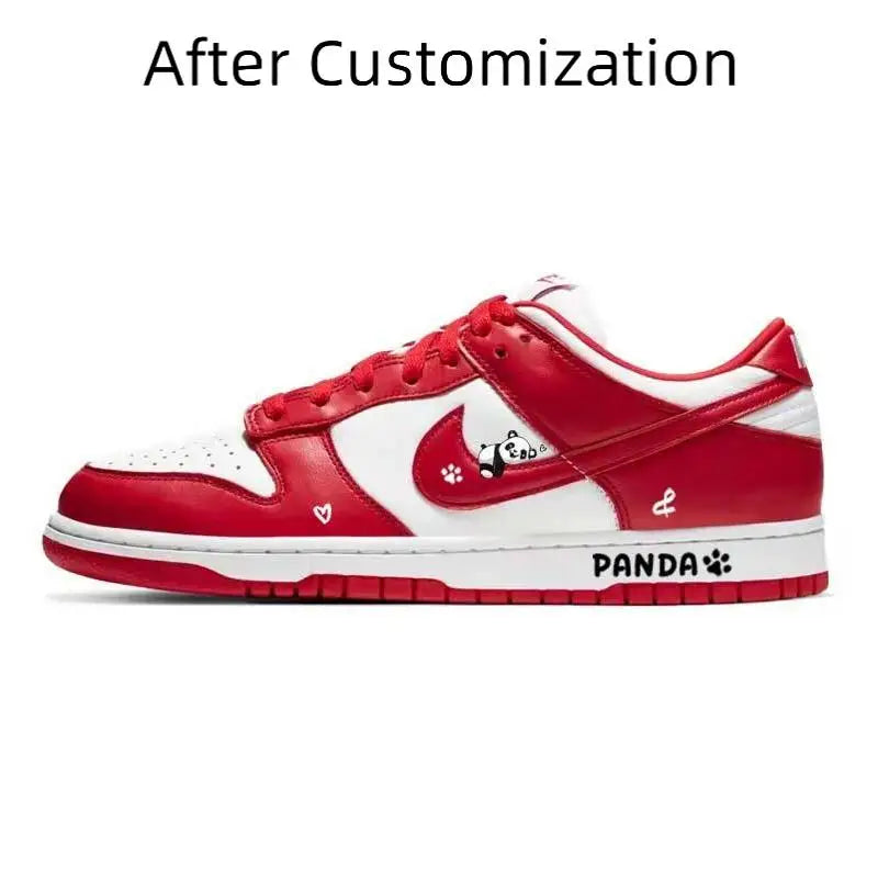 【Customize】Nike Dunk Skateboarding Shoes Unisex Sneakers shoes CU1727-100