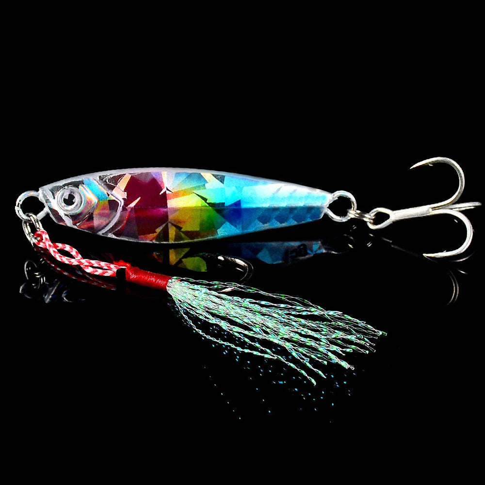 Metal gabarito vib isca de pesca 10g 20g 30g 40g afundando iscas mar jigs colher inverno pesca bom para pesca jigging isca peche atum