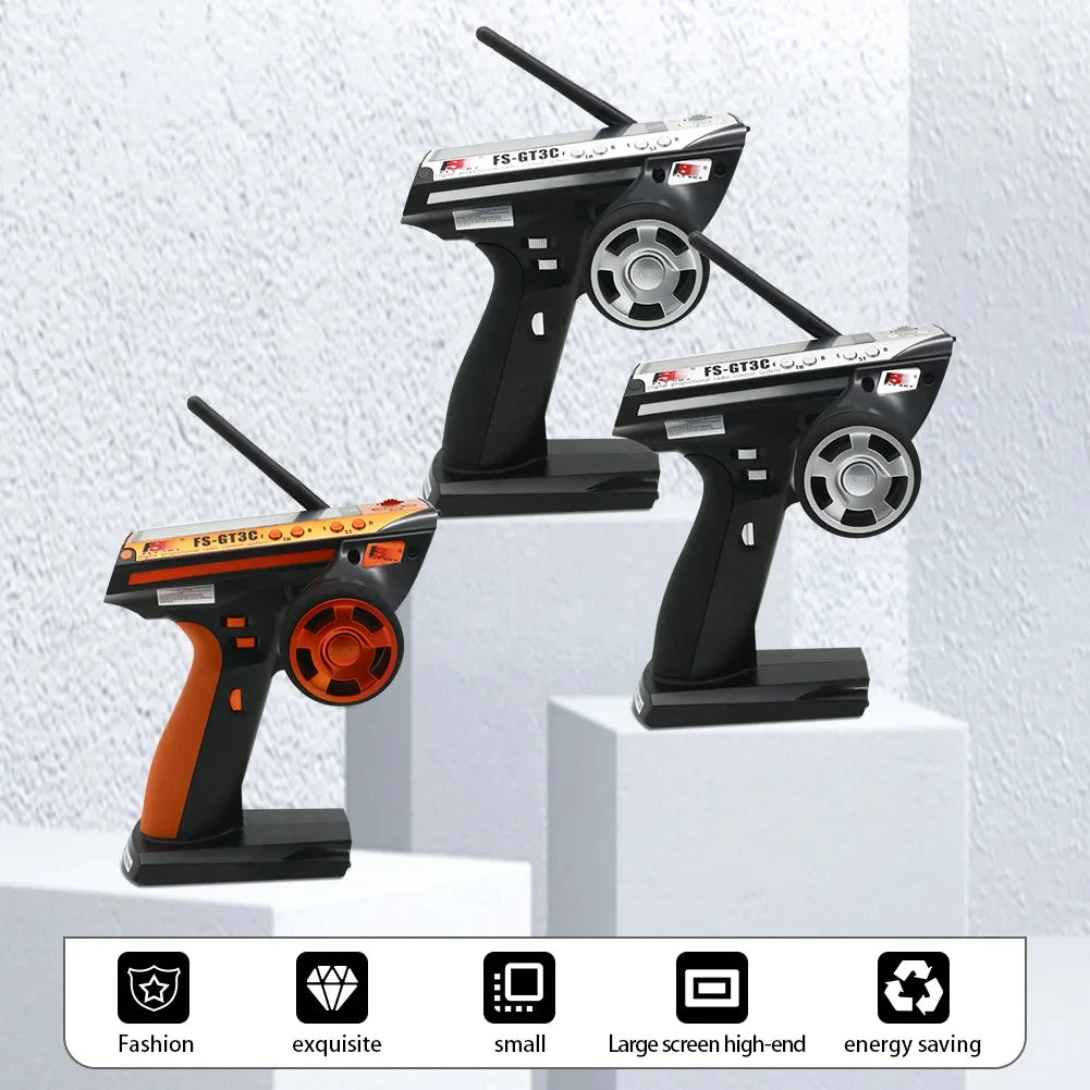 Flysky FS-GT3C FS GT3C 2.4G 3CH AFHDS with Battery GR3E Receiver Radio Controller For RC Car Tank Boat