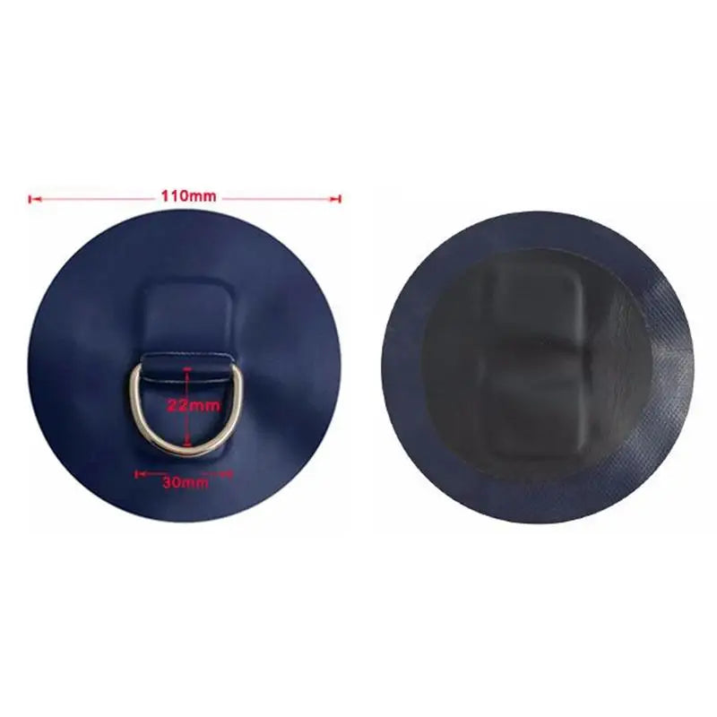 Surfboard Dinghy Boat PVC Patch With Stainless Steel D Ring high quality For Dinghys Kayak Surfboard Paddle Board Accessories
