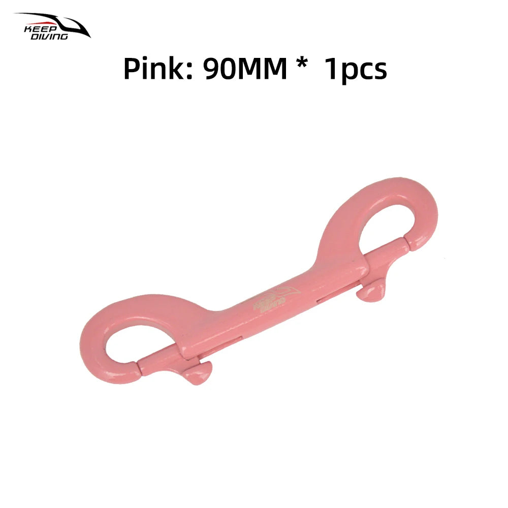 1 PCS KEEP DIVING 316 Stainless Steel Scuba Diving Double Ended Hook Accessory For Equipment BCD Chioce Snap Bolt kit Quick Draw