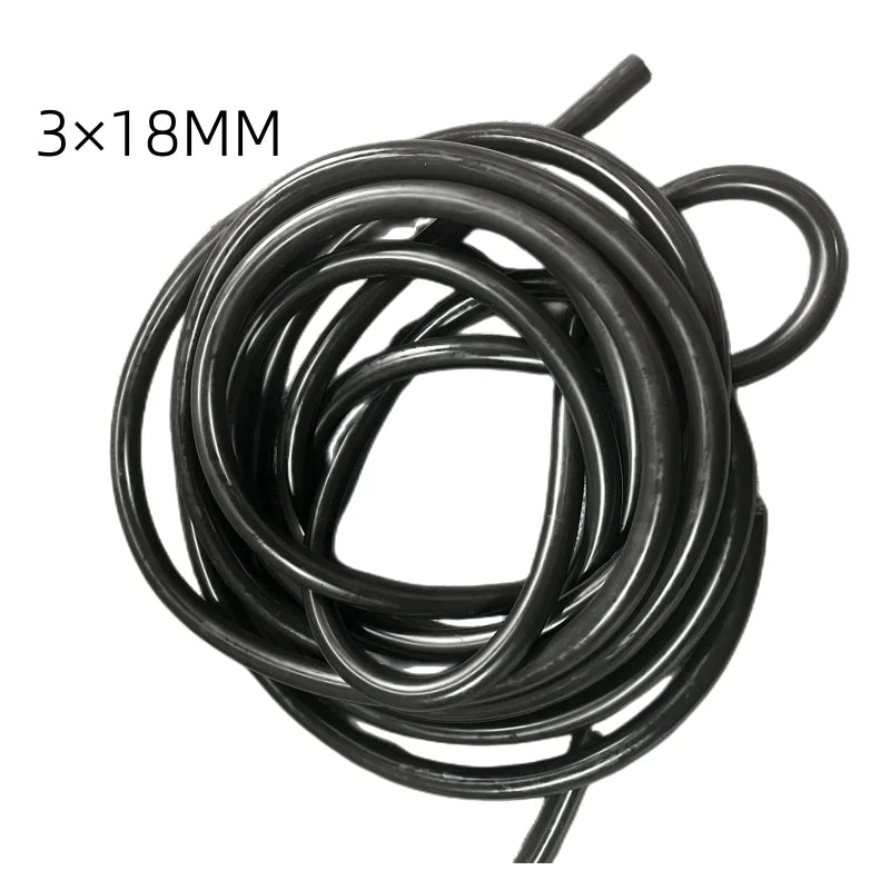 Hot Natural Latex Spearfishing Rubber 3x18mm Latex Tube Rubber Hose Harpoon Gun with Elastic Rubber Band for Spearfishing