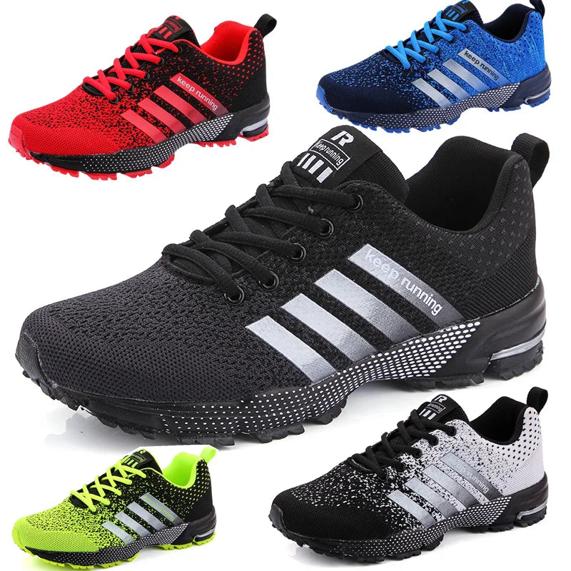 Men's new flat light casual sports shoes Fashion outdoor men's running shoes walking large size40-48