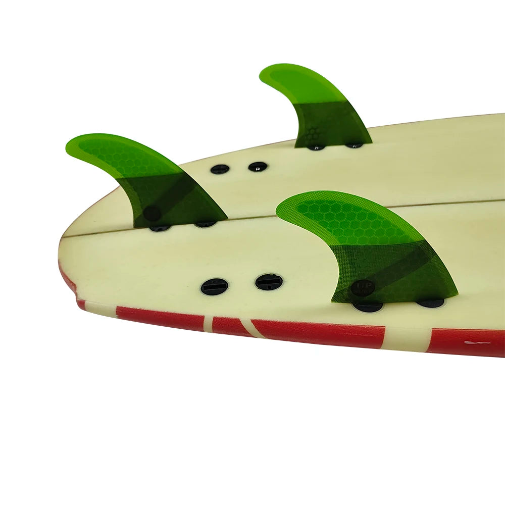 Tri aletas s/m/l/k2.1 barbatanas de prancha de surf propulsor upsurf fcs barbatanas favo de mel fibra de vidro abas duplas estabilizadores de prancha de surf
