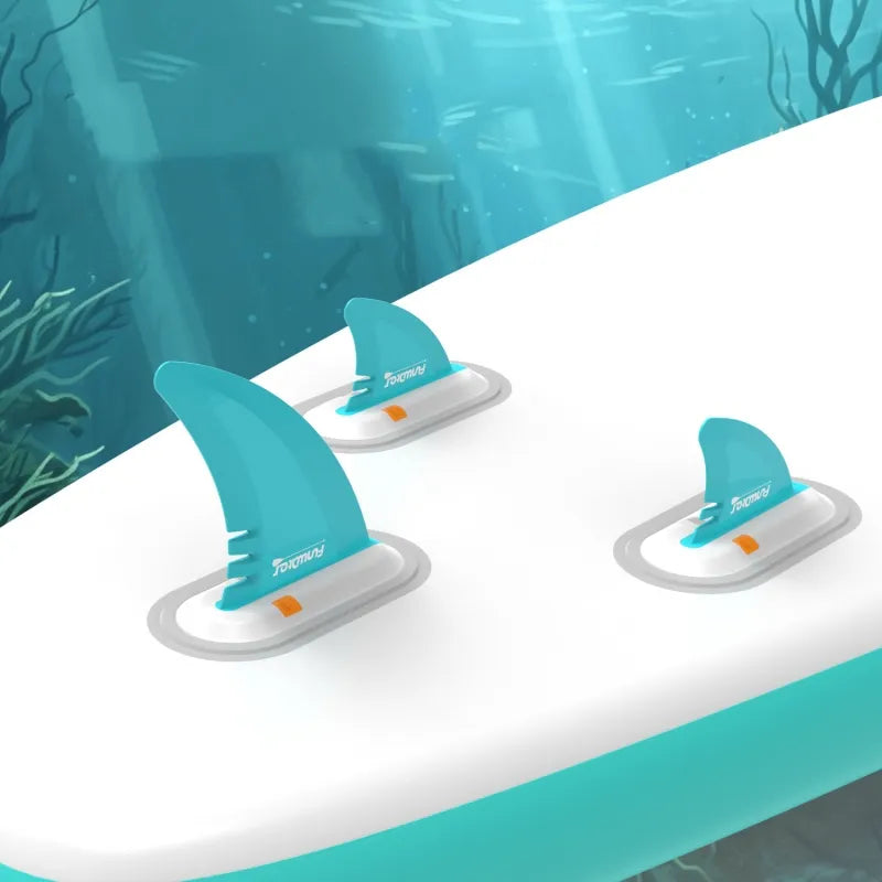 3pcs/set Nylon Surfboard Fins FCS Surfboard Tail SUP Surfboard Attachment For Funwater Koi Inflatable Surfboard