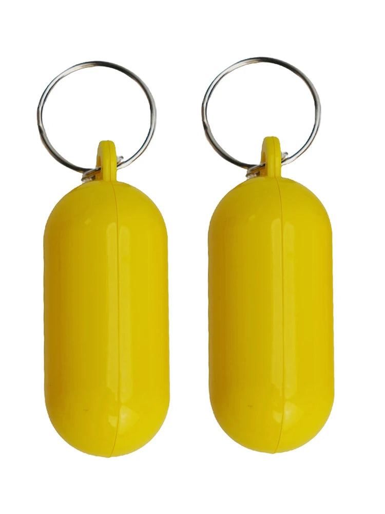 2pcs Floating Keyring Buoyant Key Ring Marine Sailing Boat Float Keychain Keys Buckle Marine Sailing Boat Accessories