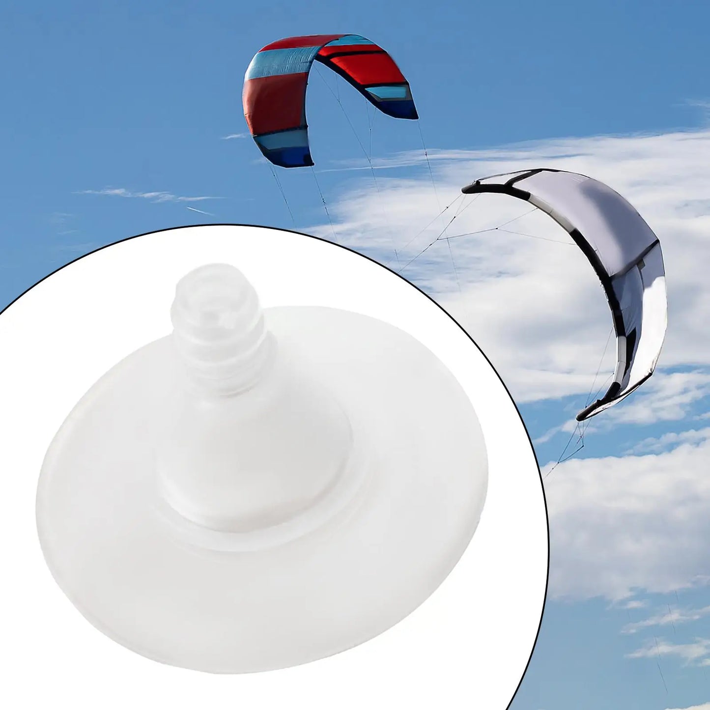 Inflatable Kitesurfing Kite Inflate Valve, Air Inlet, without Self Stick for