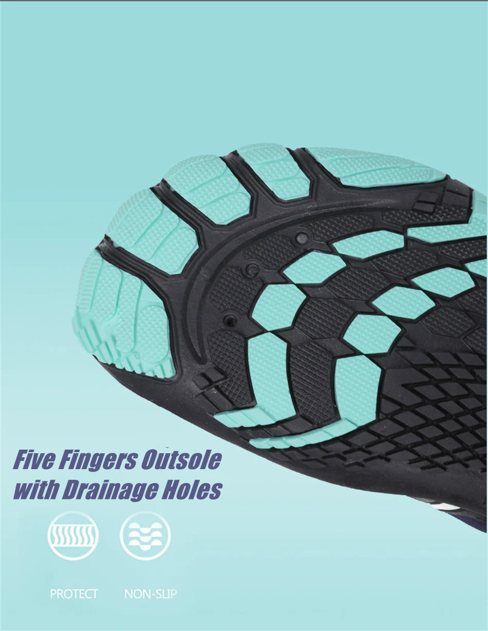 High Quality Cotton Lining Aqua Shoes Outdoor Beach Sandals Water Sports Upstream Shoes Comfortable Barefoot Wading Shoes Unisex
