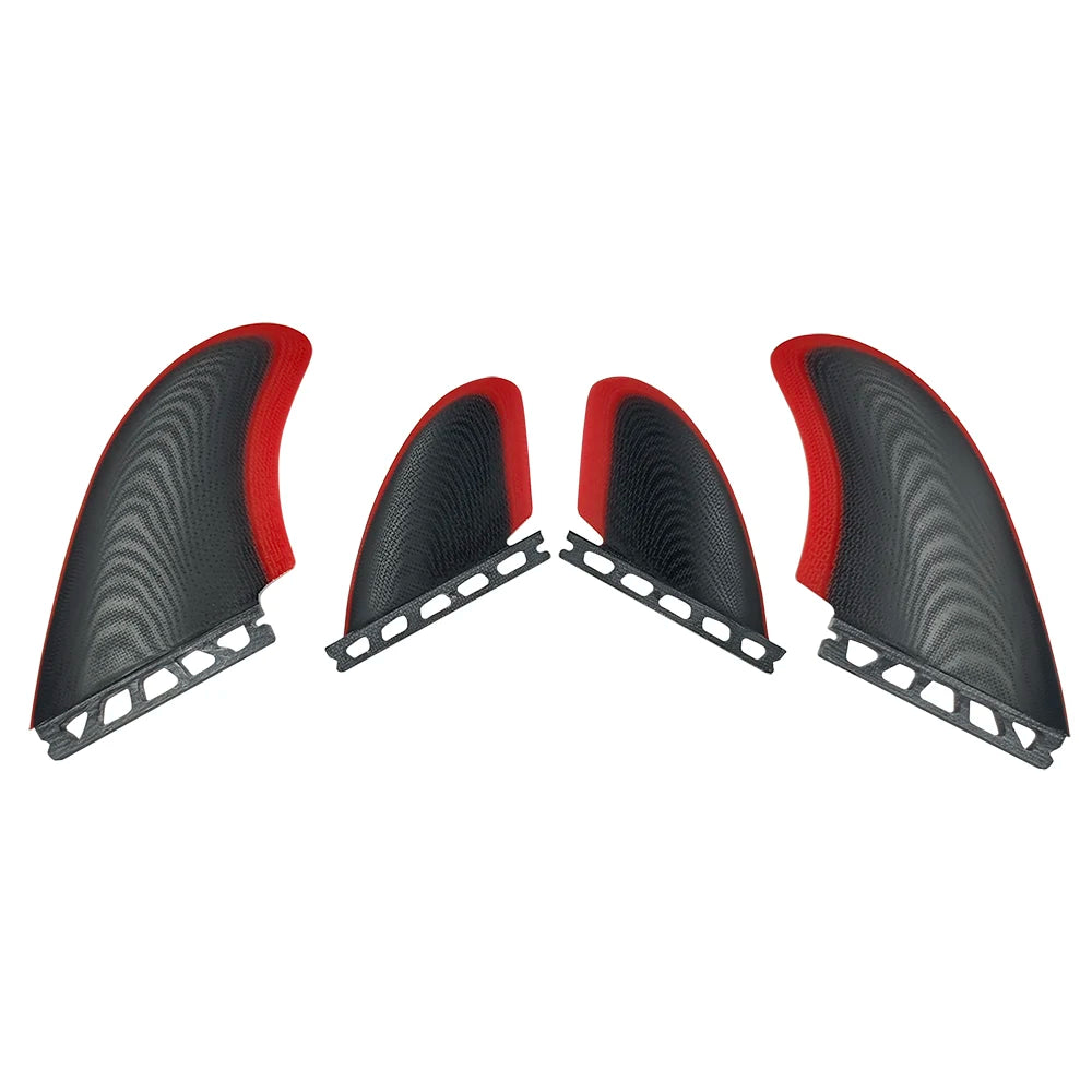 UPSURF FUTURE Fins Fiberglas Surf Quad Fins Twin Rear/Twin Keel Fins Single Tabs Surfboard Fins Stabilizer Surfing 2/4 Fins