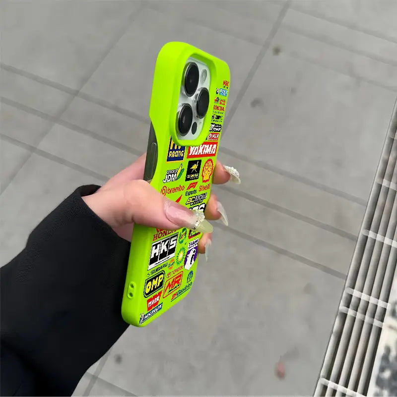 Car logo For IPhone 16 Pro Max Phone Case Borderless 15 Pro 14 13 12 Anti Drop 11 XS Silicone Shockproof TPU Soft Cover