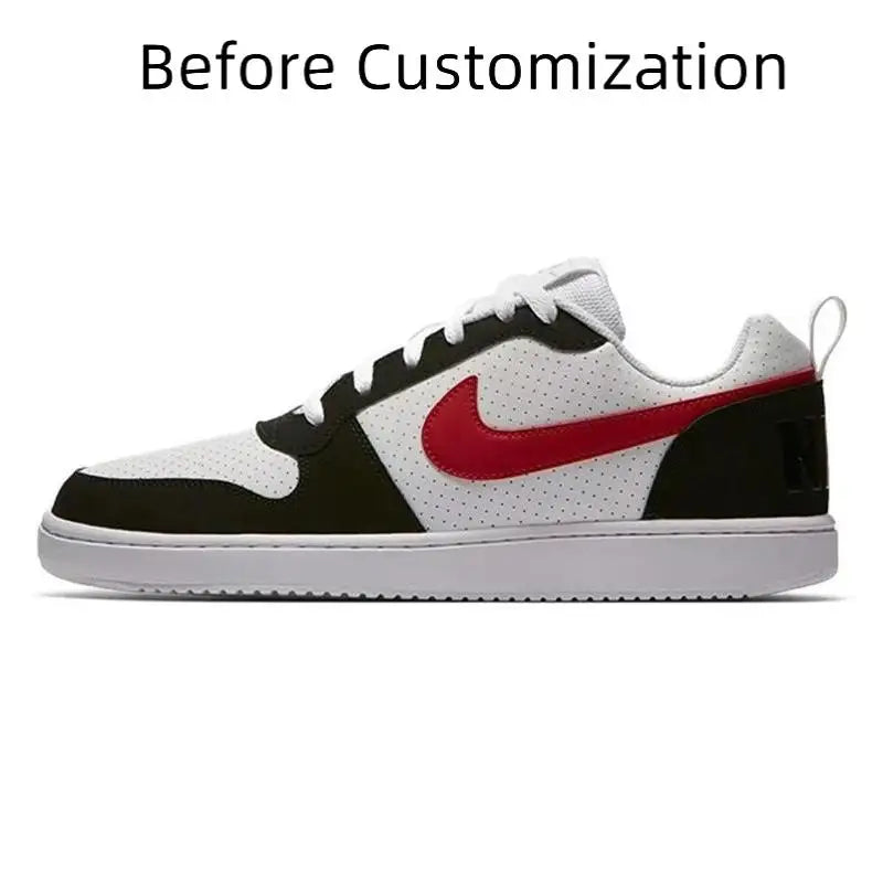 【Customize】Nike Court Borough Skateboarding Shoes Men Sneakers shoes 838937-102