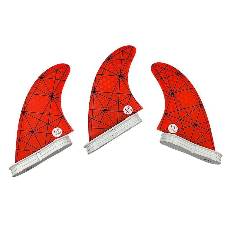M/L Surfboard Fins Carbon FIber Tri Fins UPSURF FCS2 g5/g7 Surf Fins Double Tabs 2 Fin For Sup Quilhas 3 Fins Set