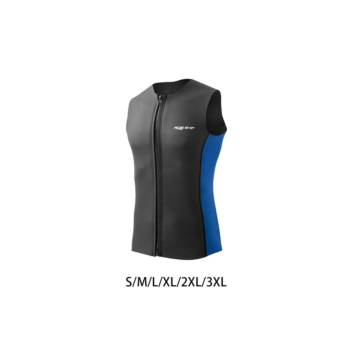 Wetsuit Top Diving Vest Sleeveless Vest for Water Sports Surfing Snorkeling