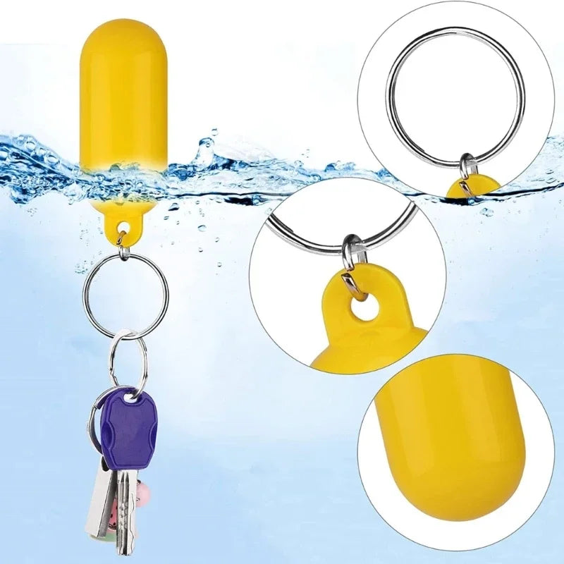 2x Kayak Floating Keyring Buoyant Key Rings Marine Sailings Boat Float Keychain