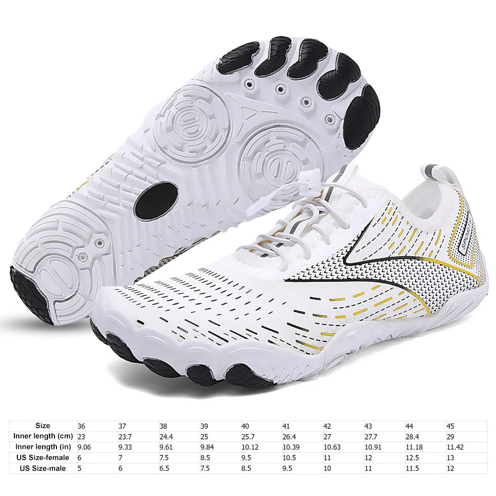 Water Shoes Non-slip Soft Diving Sneakers Breathable Casual Wading Shoes Quick Drying Unisex Swimming Shoes for Water Sports