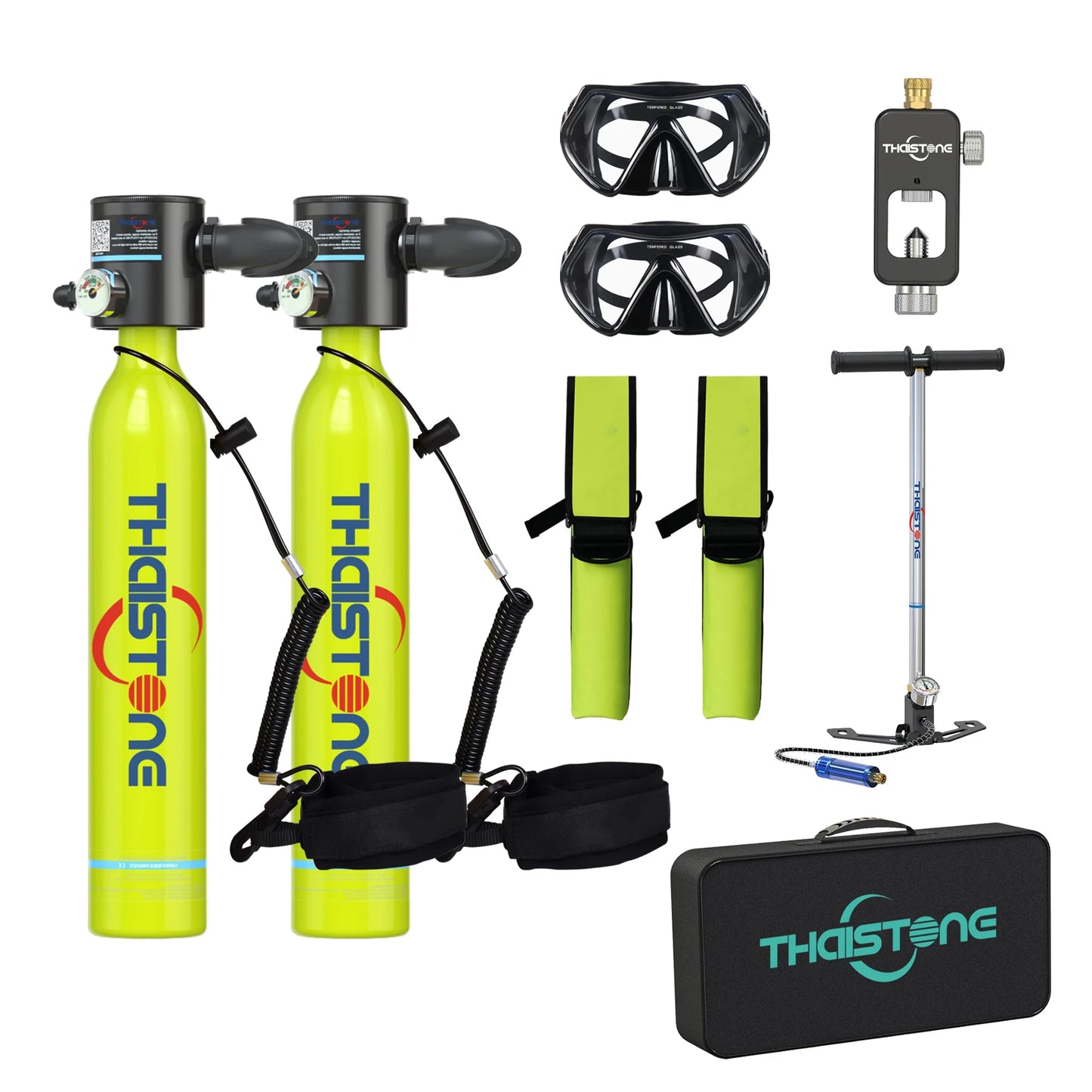TAIITONEE-Mini Scuba Diving Oxygen Cylinder, 0.5L, 5-10 Minutes, Underwater Breathing Respirator