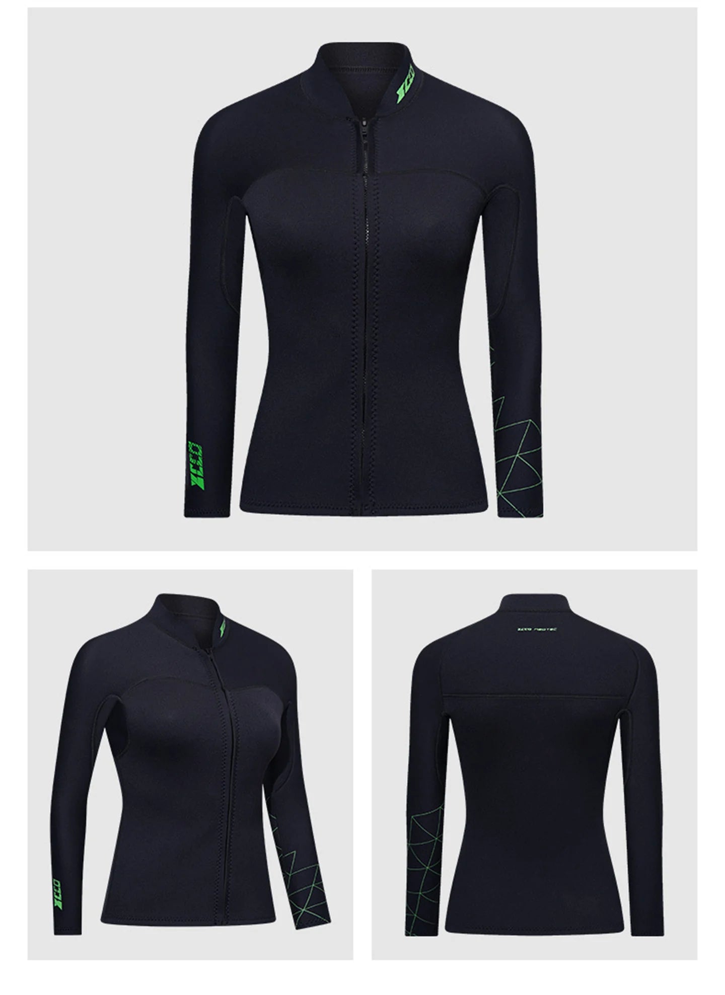 Men Women Wetsuit Surf Suit Pant Top 3mm Neopreno Scuba Diving Suit Kitesurf Swimwear Underwater Fishing Spearfishing Wet Suit