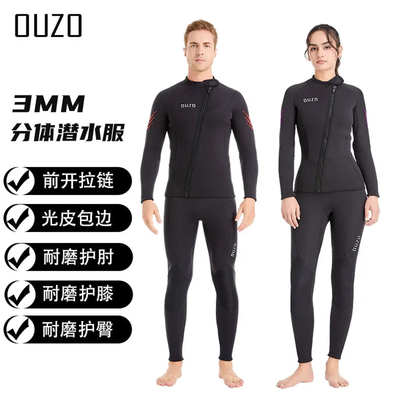 Neoprene Shorty Men 3mm Scuba Diving Women Wetsuit Surf Suits Diving Suit Kitesurf Swimsuit Rash Guards Roupa De Mergulho