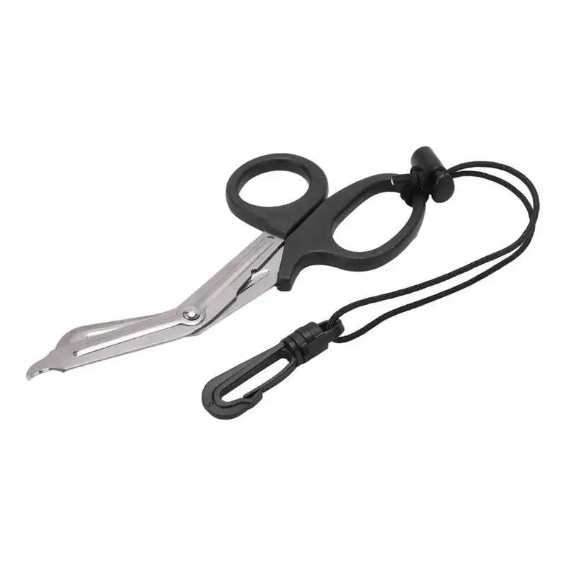 Diving Shears Safety Diving Scissors Stainless Steel Diver Shears with Lanyard and Buckle Diving Accessories