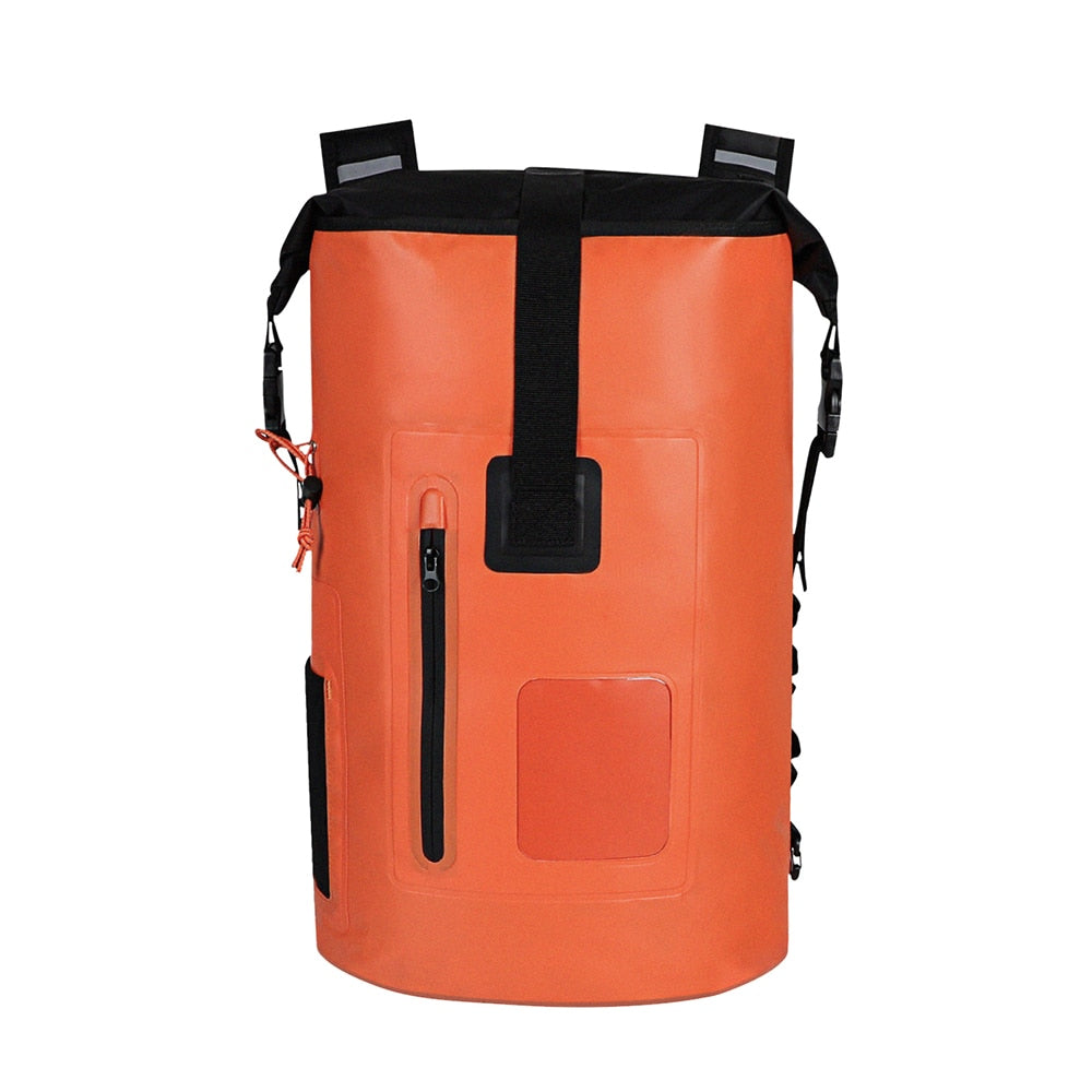 30L Rolltop Dry Sack Waterprof Bag Watertight Bag Water Resistant Drybag Kayak Motorcycle Dry Bag Backpack Outdoor Boat Raft Bag