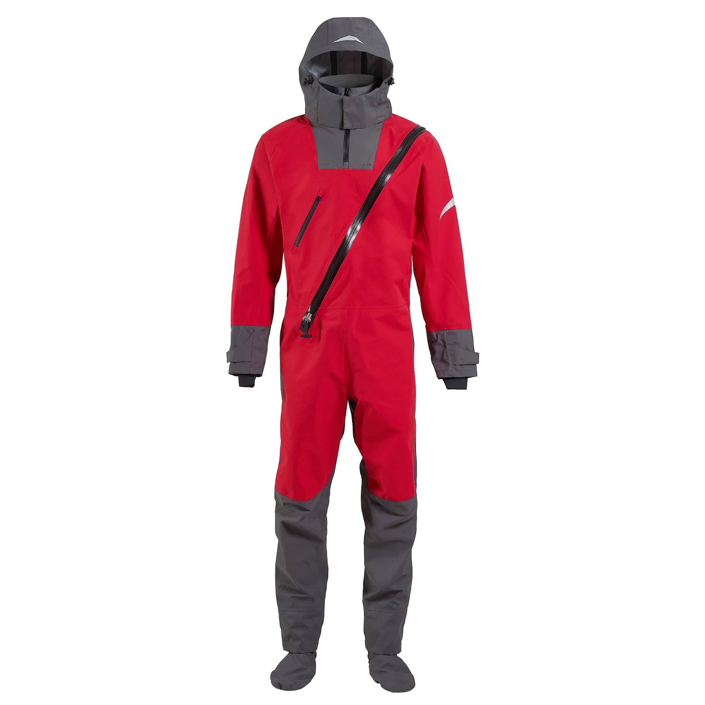 High Quality  Kayak Dry Suit for Men Waterproof Fabric Drysuit With Latex on Neck and Wrist White Water River Boat Pending