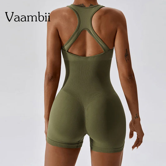 Yoga Set Seamless Gym Clothing Jumpsuit Fitness Female Sports Suits Workout Outfits For Women One Piece Sets Sportswear