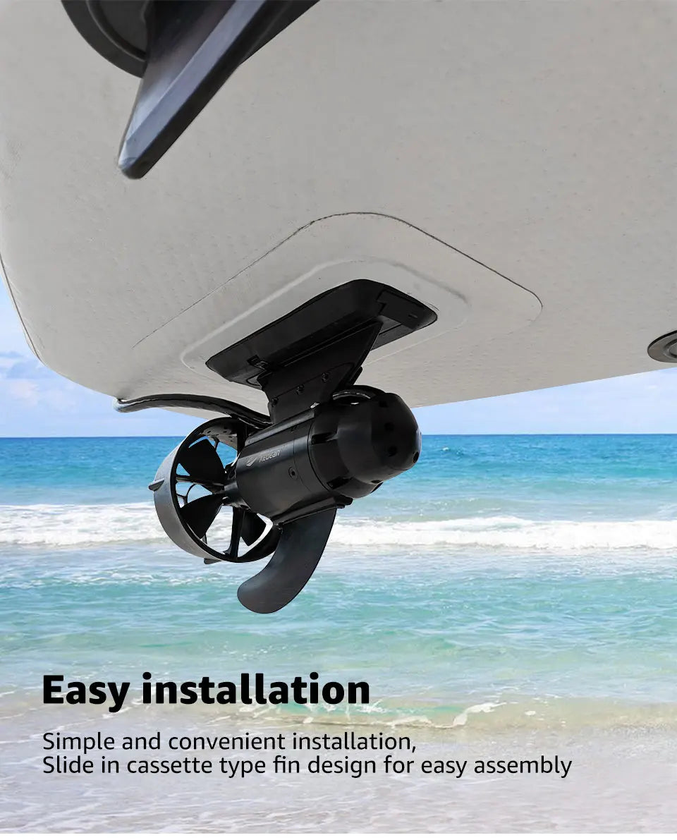 Electric Motor With  Battery Case Fishing Electric Fin Stand Up Paddle Board Push Motor E Fin SUP Surf Kayak POWER FIN