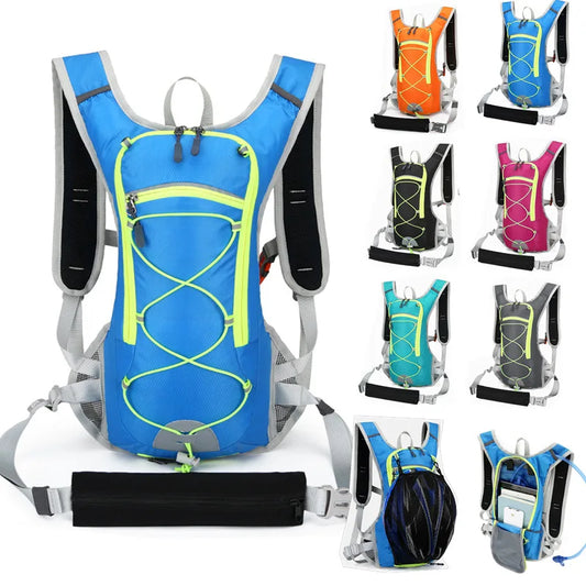 Escalada ciclismo esporte ao ar livre correr saco de água capacete armazenamento hidratação mochila luz caminhadas bicicleta equitação pacote bexiga mochila