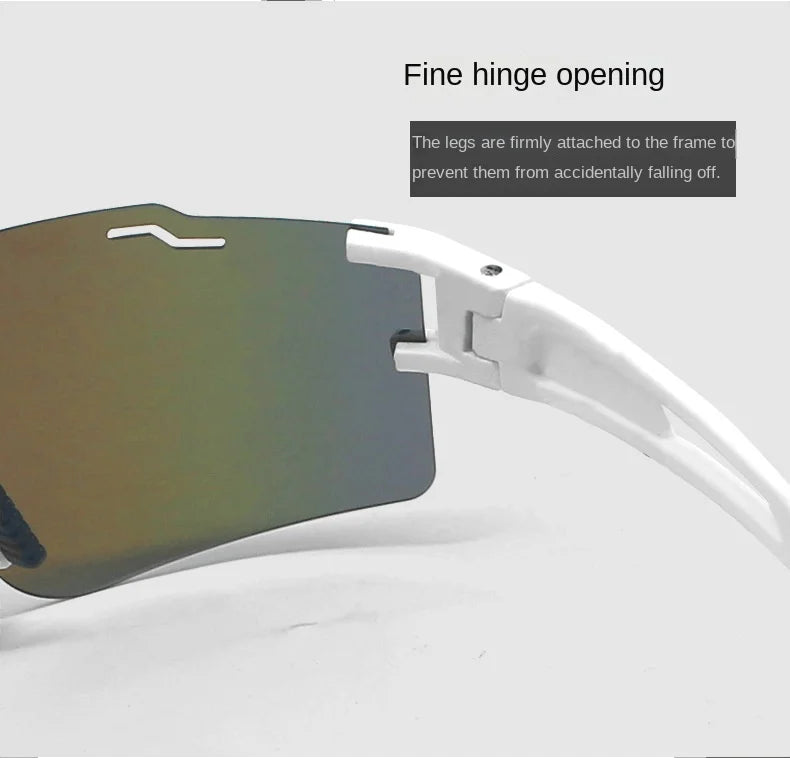 Outdoor Cycling Half Frame Glasses Sports Running Wind Sand Anti-polarized TAC Material Sports Glasses