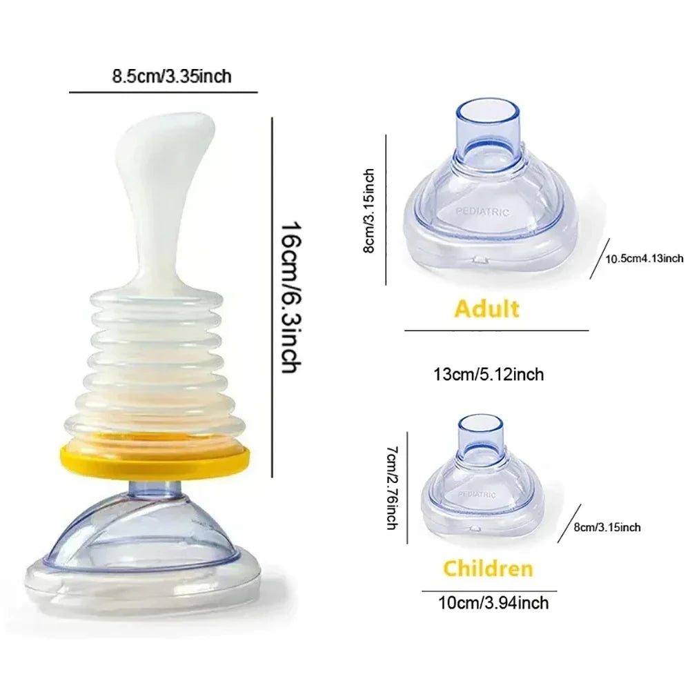 4PCS/3PCS First Aid Kit Anti Suffocation Choking Emergency Device To Use Breathing Trainers Choking Combo Kits Portabl