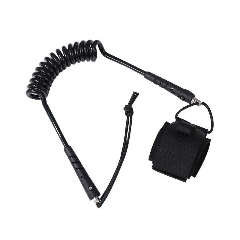 Surfboard accessories Surfboard elastic retractable safety hand rope wakeboard raft kayak lifesaving TPU rotatable wrist strap