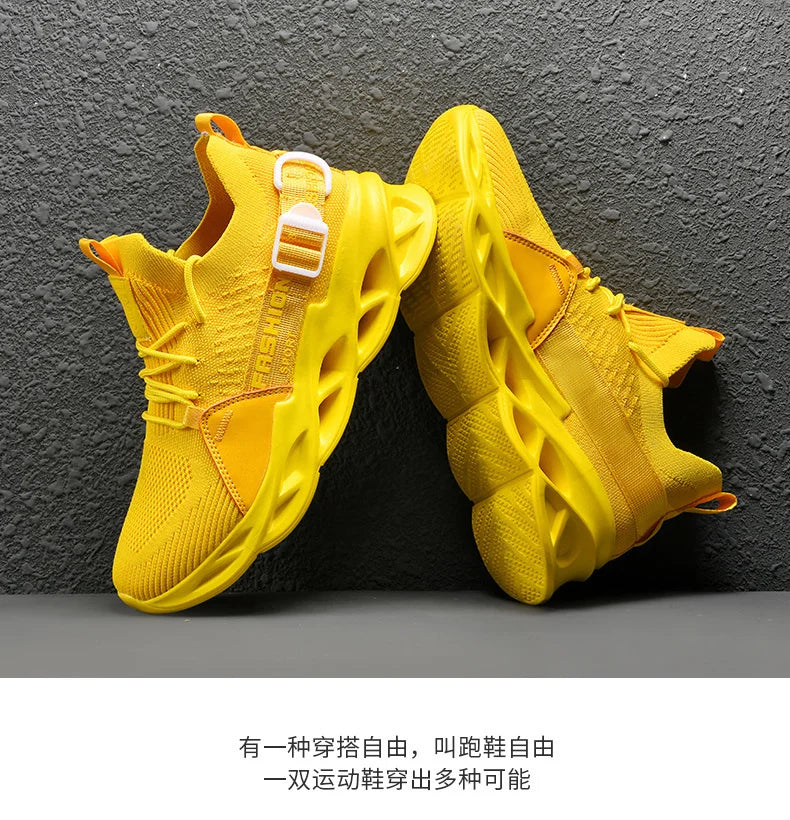 Men Shoes Breathable Fashion Mesh Running Shoes Man High Quality Unisex Light Tennis Baskets Athletic 2023 Sneakers for Men